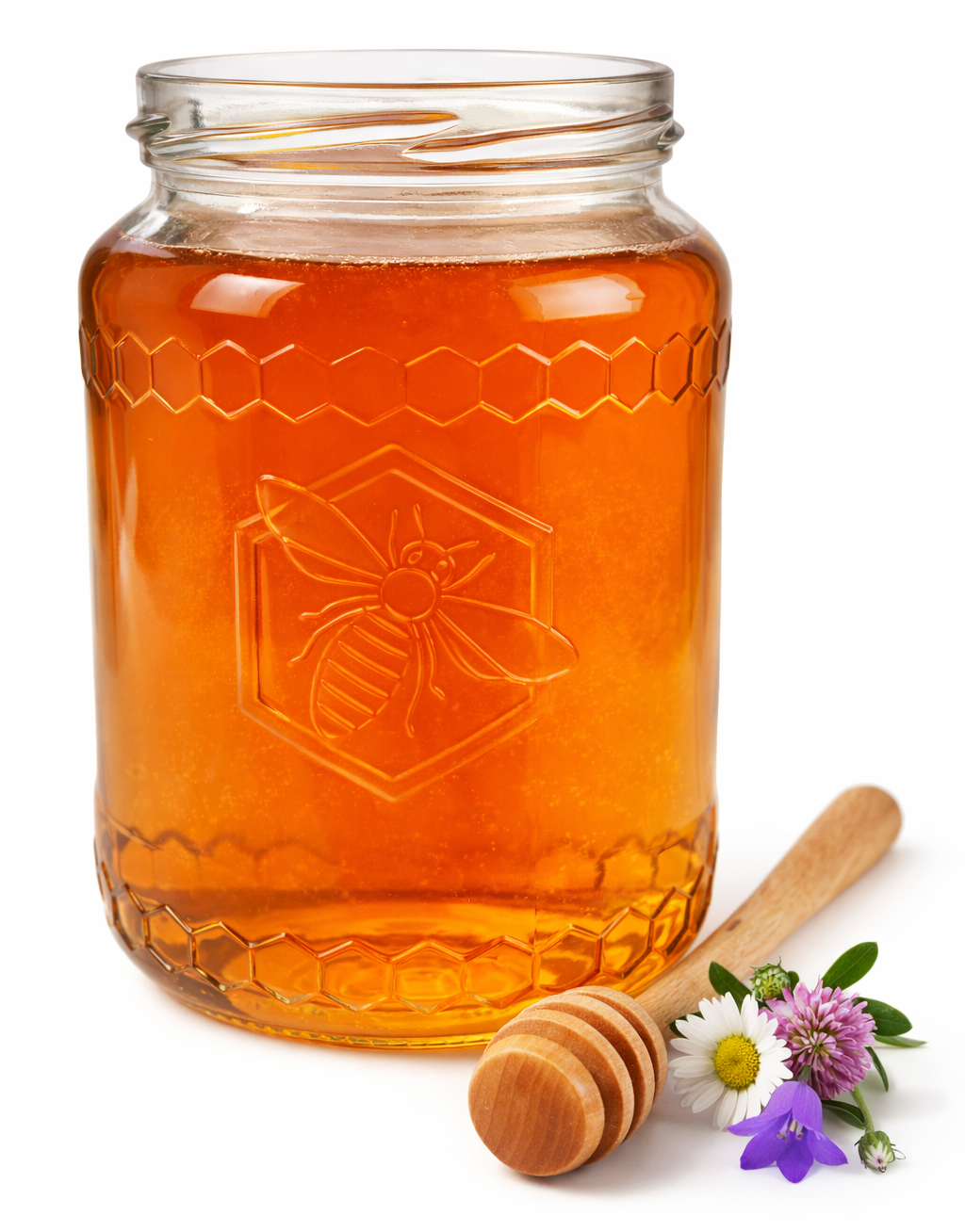 Levně Sklenice se včelou 770 ml ČESKÝ MED TO 82 na med