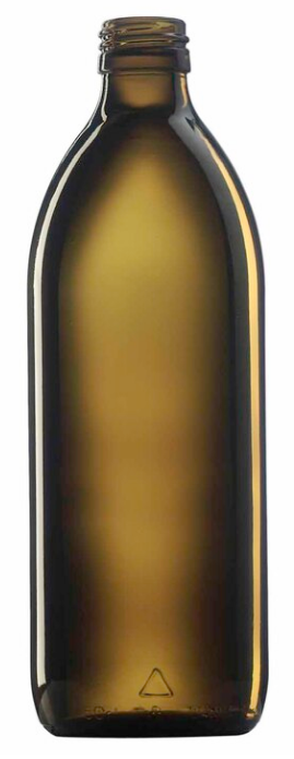 Lahev LÉKOVKA 500 ml hnědá 28 mm na tinktury | Zavarovacisklo.cz .: 150 a více