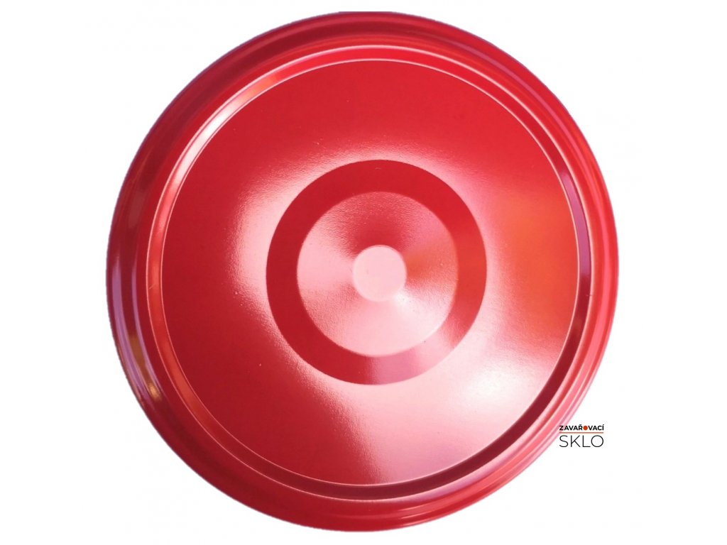Zavařovací víčko ČERVENÉ TO 82 RSB S KLIPEM KARTON (steril do 121-131°C) Počet kusů v balení: 740