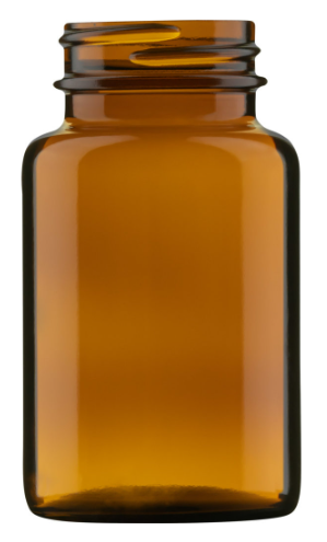 Lékovka 100 ml širokohrdlá hnědá