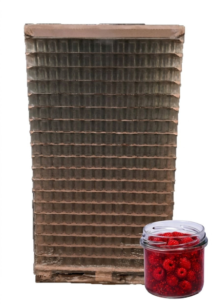 Zavařovací sklenice 235 ml STURZ / ROVNÁ / PALETA - TO 82 PALETA/počet ks na paletě: 4752