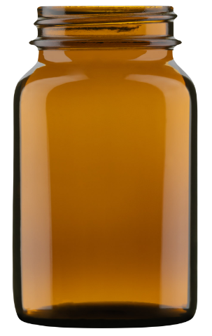 Lékovka 150 ml širokohrdlá hnědá