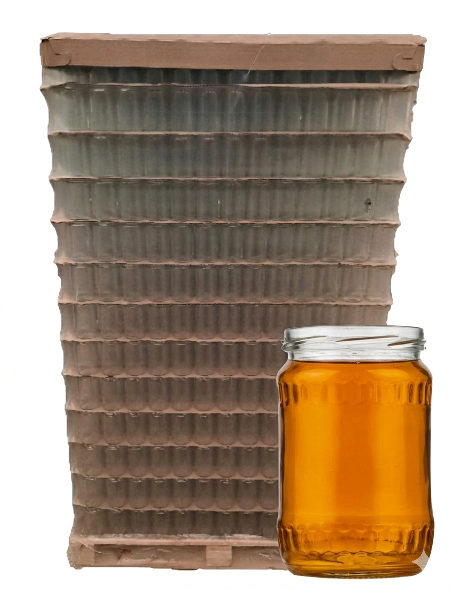 Levně Zavařovací sklenice 580 ml FACETA / PALETA - TO 82