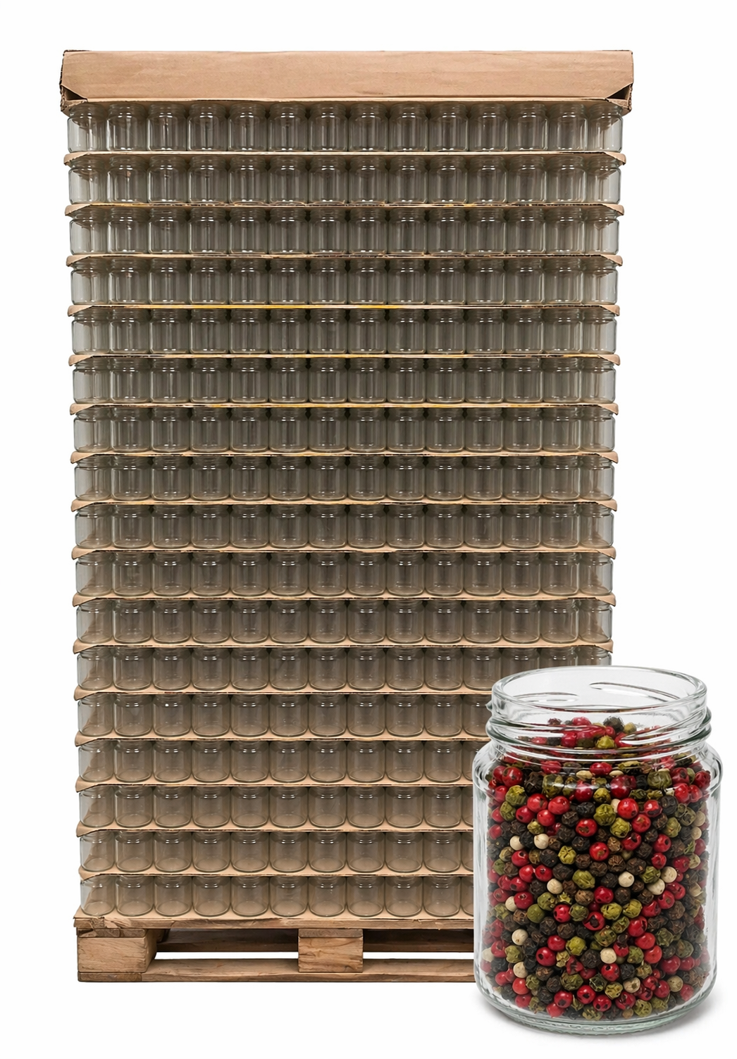 Zavařovací sklenice 140 ml / PALETA - TO 53 PALETA/počet ks na paletě: 3800