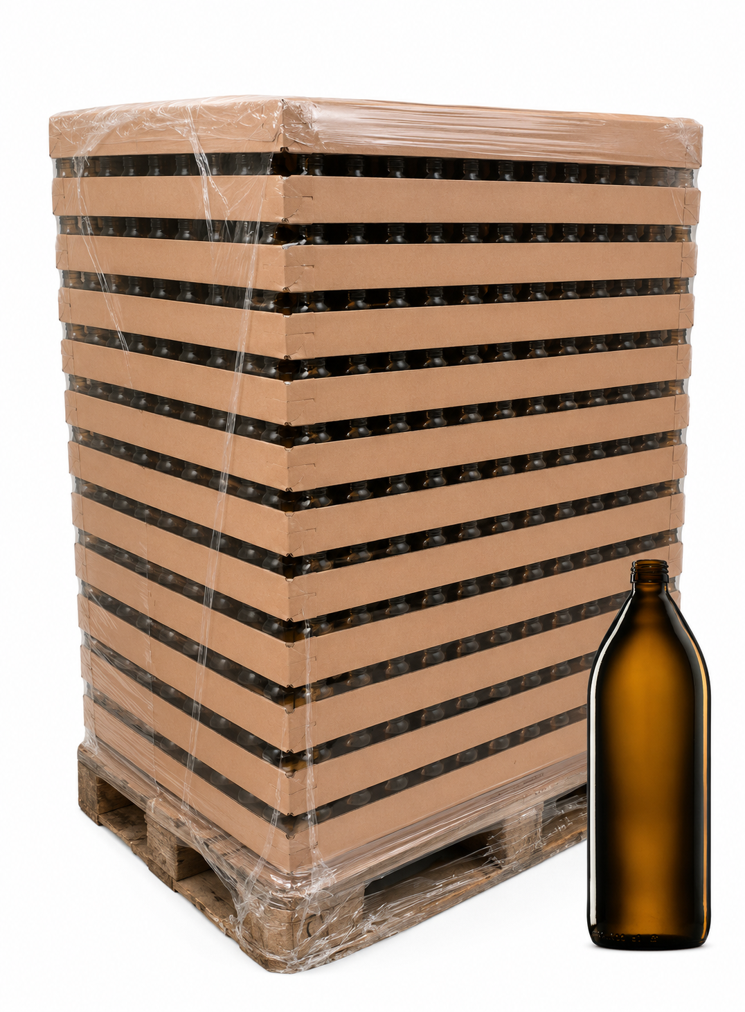 Lahev LÉKOVKA 1000 ml / PALETA - 28 mm PALETA/počet ks na paletě: 780