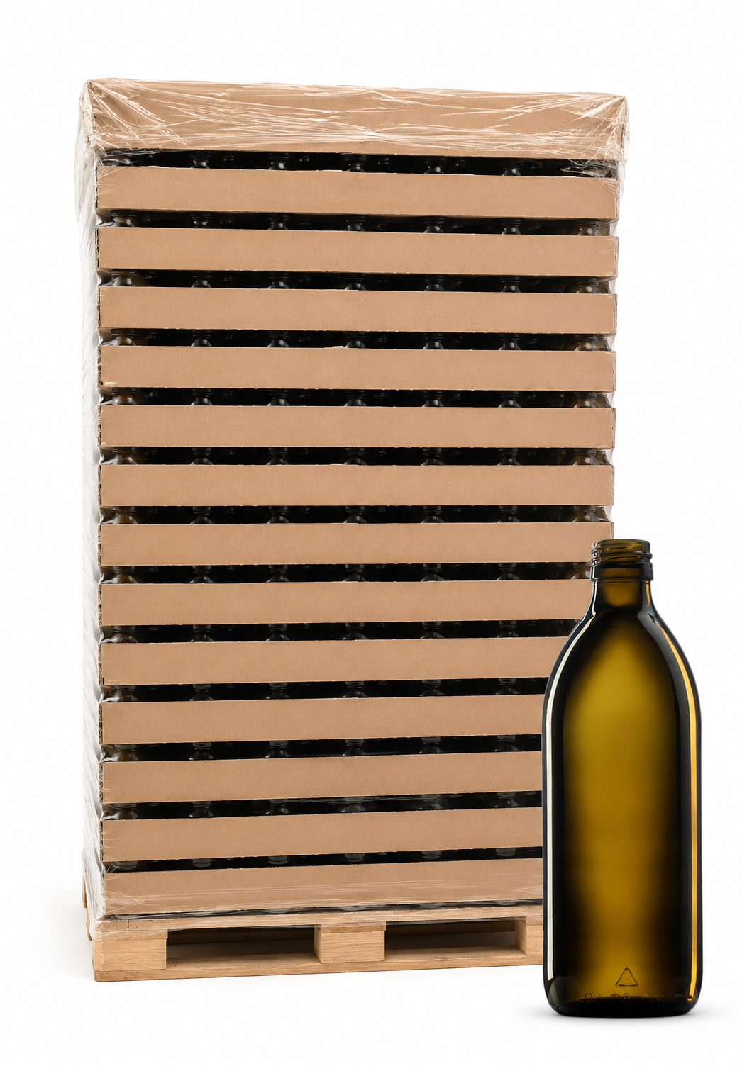 Lahev LÉKOVKA 500 ml / PALETA - 28 mm PALETA/počet ks na paletě: 1720