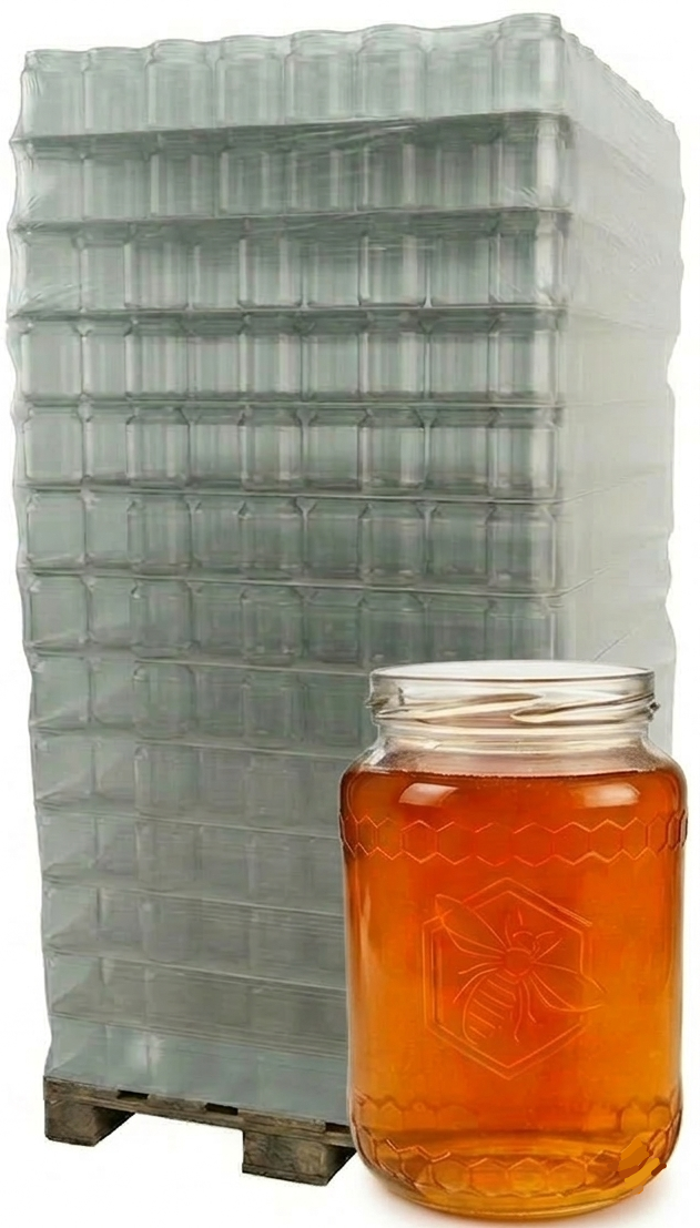 Levně Paleta sklenice se VČELOU ČESKÝ MED 770 ml TO 82 na med