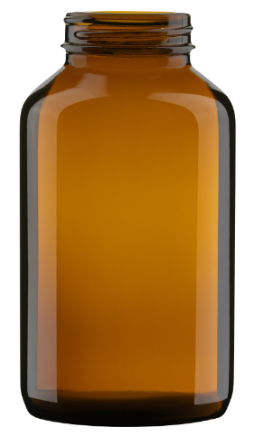 Lékovka 300 ml širokohrdlá hnědá