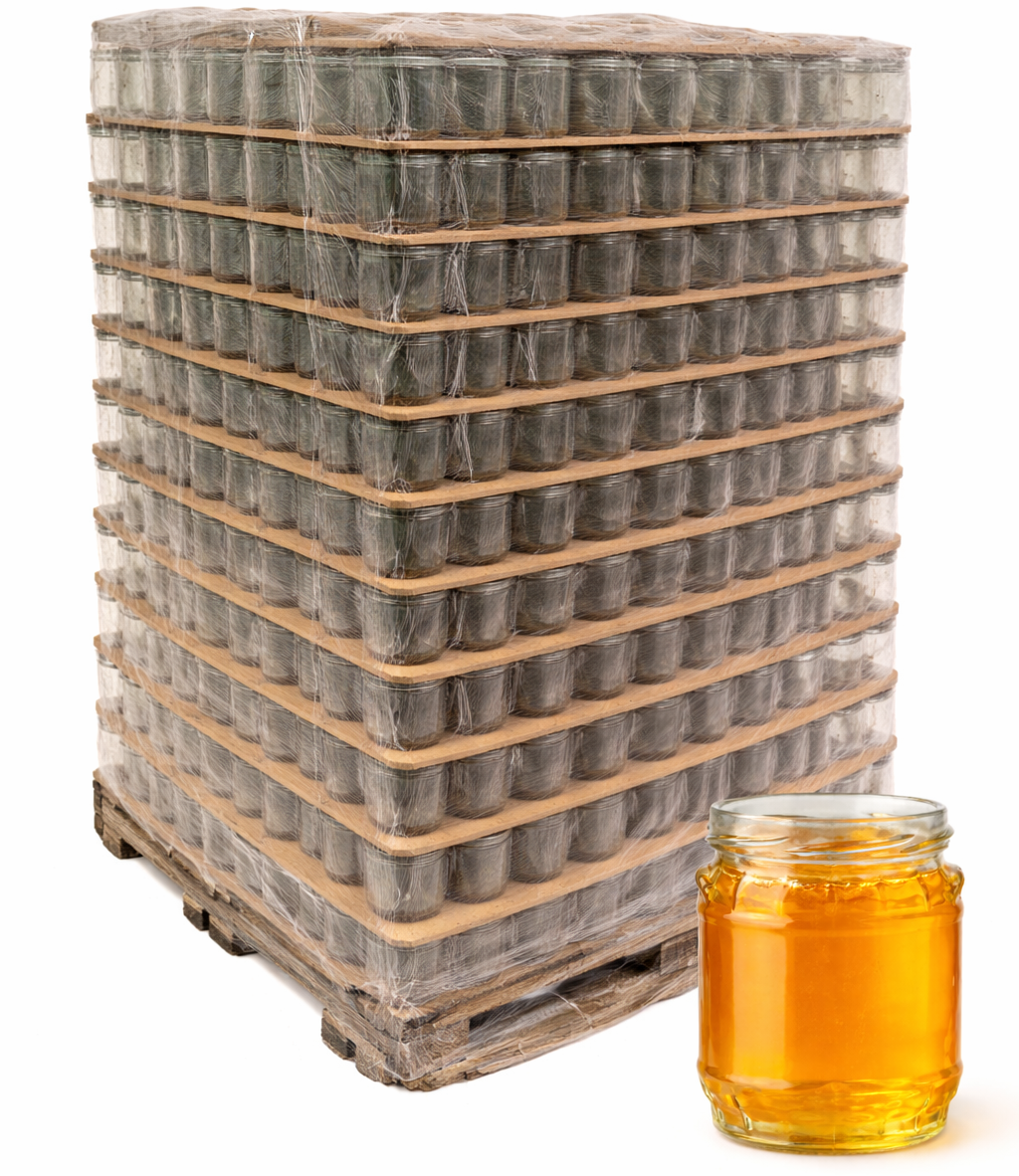Levně Zavařovací sklenice 420 ml FACETA SOUDEK / PALETA - TO 82 PALETA/počet ks na paletě: 2704