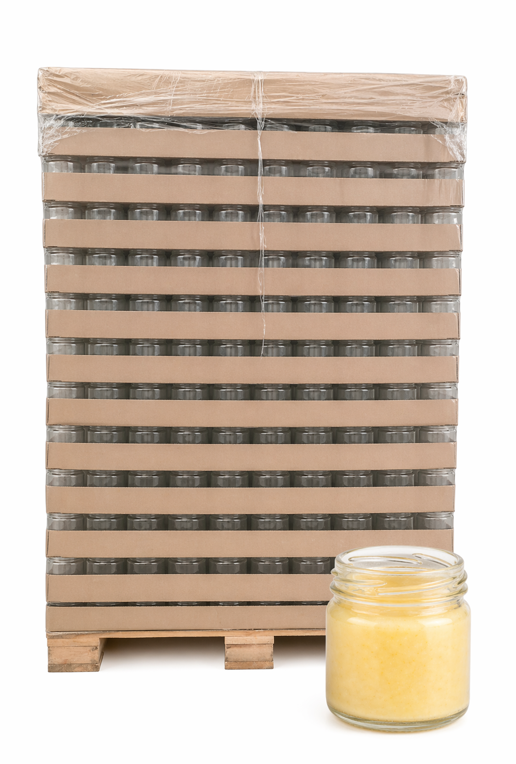 Zavařovací sklenice 40 ml / PALETA - TO 43 PALETA/počet ks na paletě: 13374
