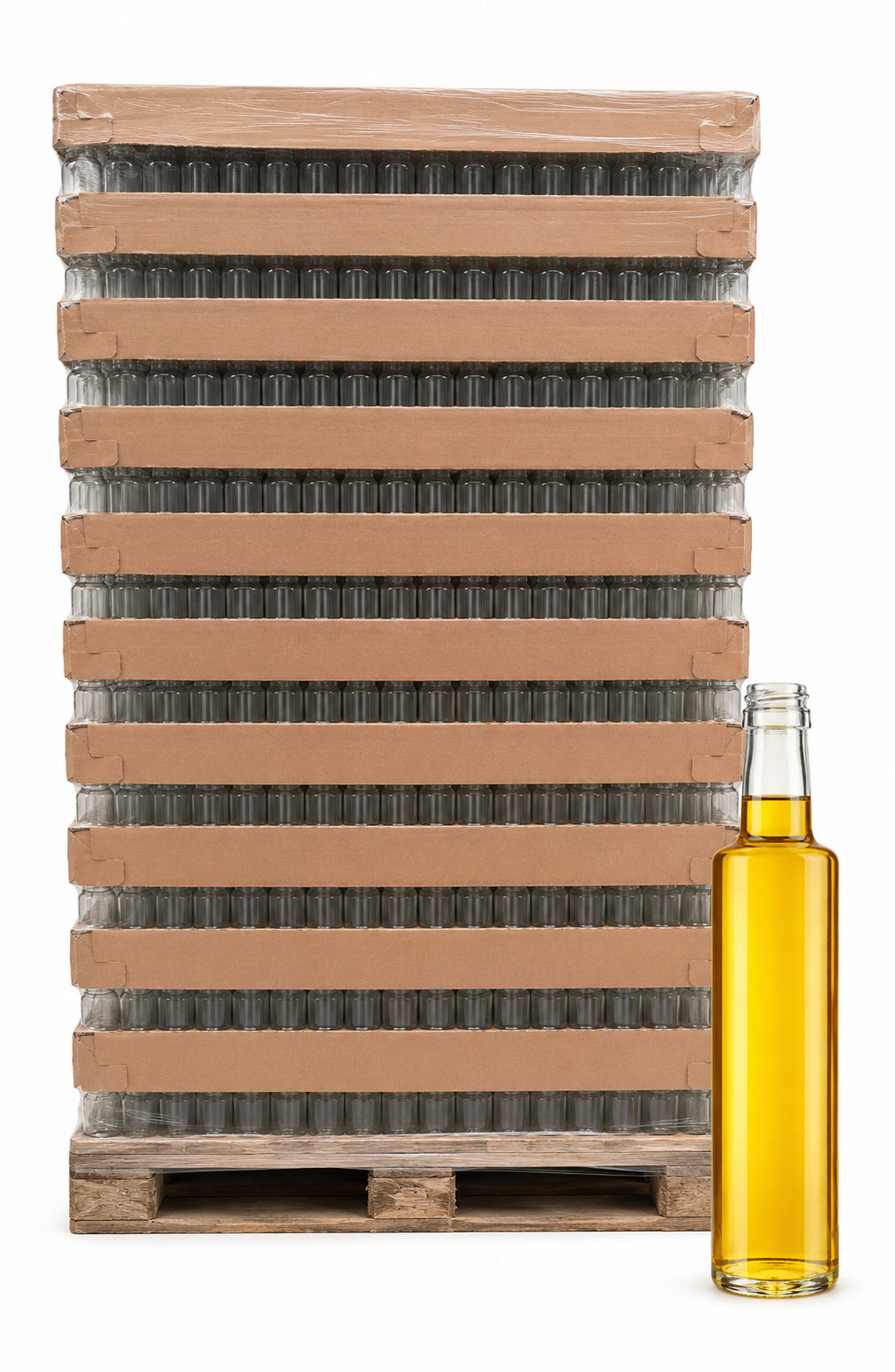 Lahev DORICA 250 ml / PALETA - 31,5 mm PALETA/počet ks na paletě: 2164