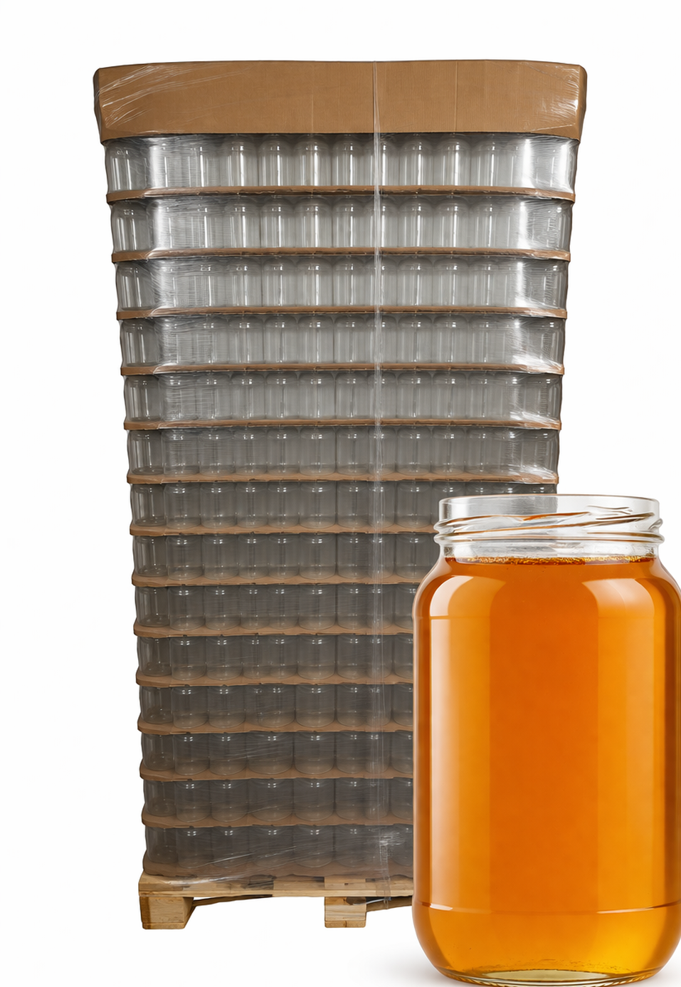Levně Paleta zavařovací sklenice 720 ml FRANKO TO 82 na med