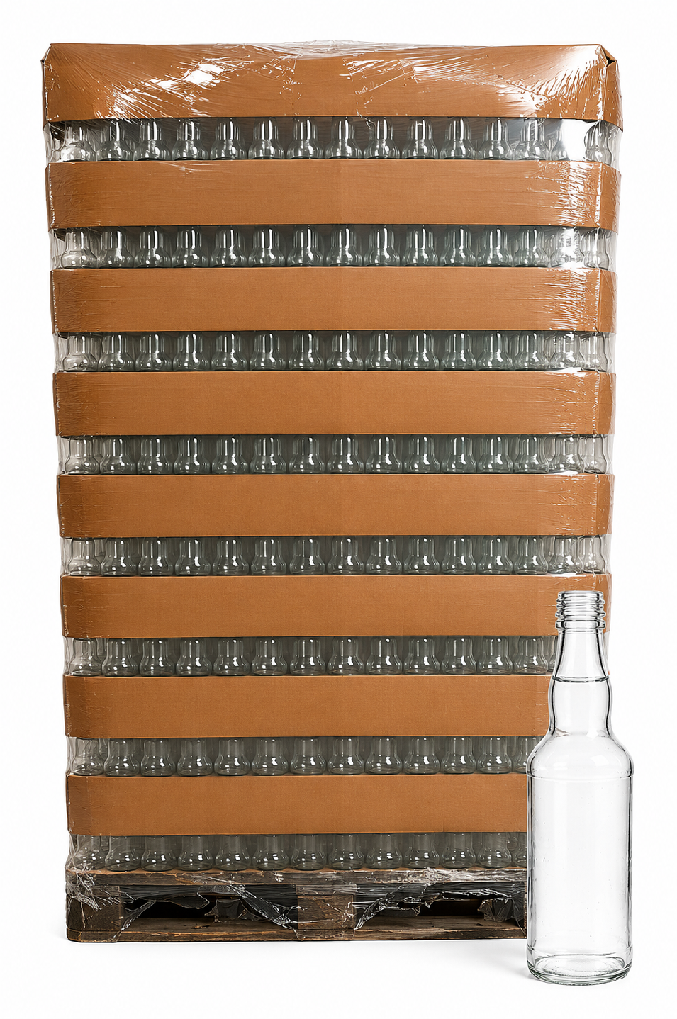 Lahev MONOPOL 0,5 l / PALETA - 28 mm PALETA/počet ks na paletě: 1960