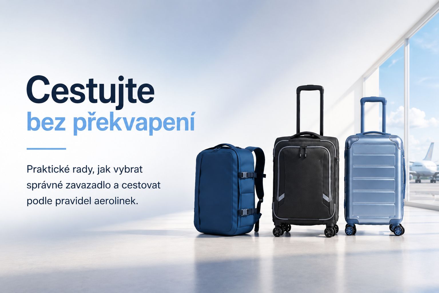 Jak vybrat správné příruční zavazadlo do letadla? Praktický průvodce podle aerolinky
