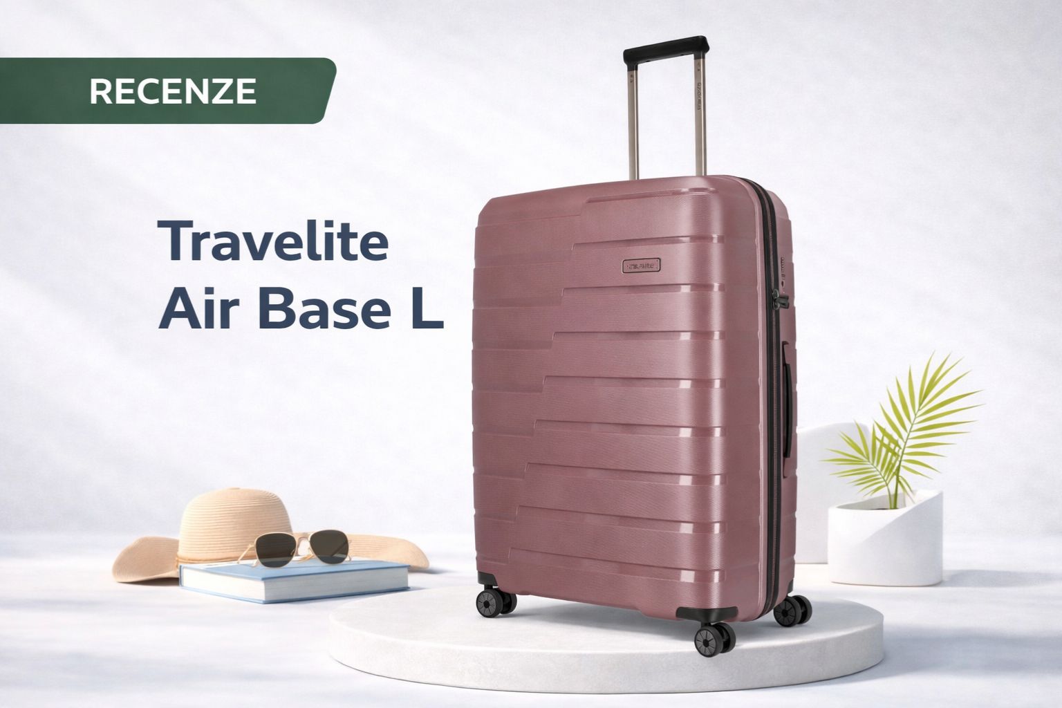 Recenze: Velký skořepinový kufr Travelite Air Base L