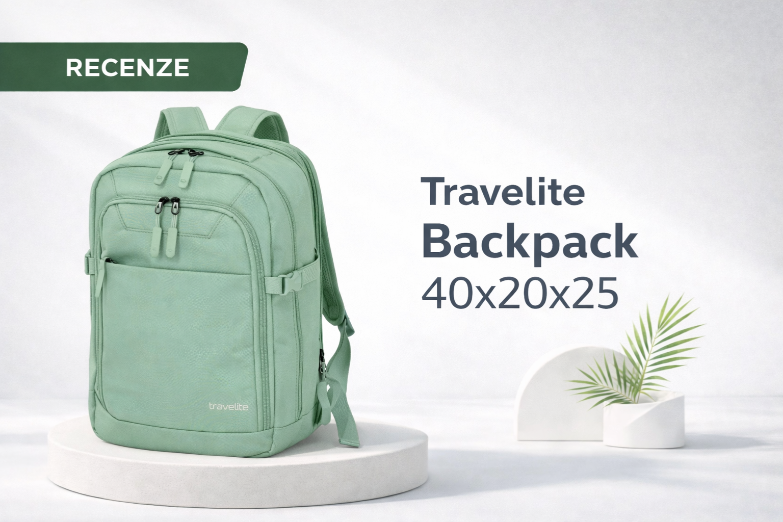 Recenze: Batoh do letadla Travelite Kick Off Cabin Backpack