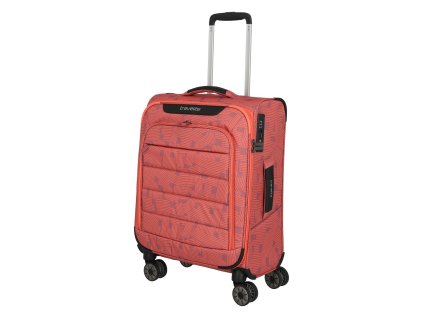 Palubní kufr Travelite Skaii 4w S (Barva Print Peach)