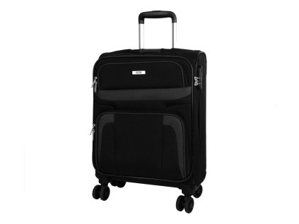 Textilní palubní kufr Skyline Orlando 4w S (Barva Black)