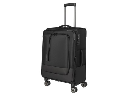 Střední textilní kufr na kolečkách Travelite Crosslite 5.0 M (Barva Black)