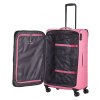 Velký textilní kufr na kolečkách Travelite Adria L (Barva Rose)