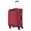 Střední cestovní kufr na kolečkách Travelite Skaii 4w M (Barva Red)