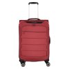 Střední cestovní kufr na kolečkách Travelite Skaii 4w M (Barva Red)