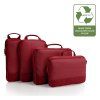Cestovní organizéry Heys Ecotex Compression Packing Cube 4 Pc Set (Barva Blue Ocean)