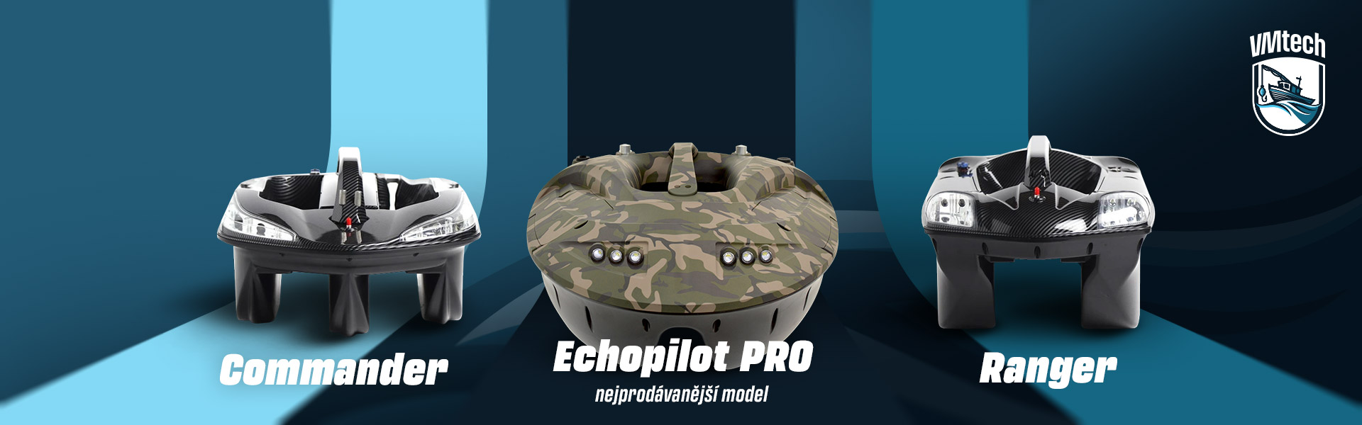 Zavážecí loďky VMtech Echopilot, Ranger a Commander