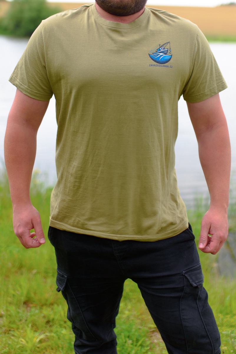 VMtech Tričko pánské Zavážecí loďka Barva: Světlá khaki, Velikost: XL