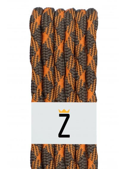 trekové tkaničky do bot oranžovo hnědá