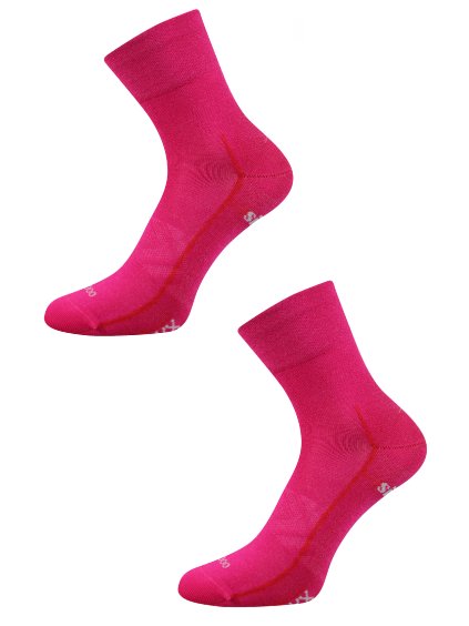 Pánské ponožky Baeron magenta dvojka