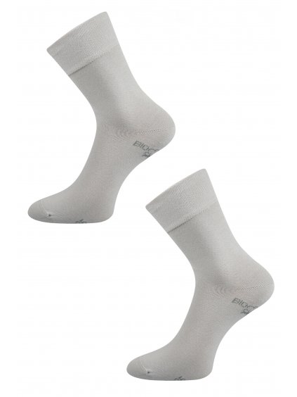 Pánské ponožky Bioban světle šedáí dvojka