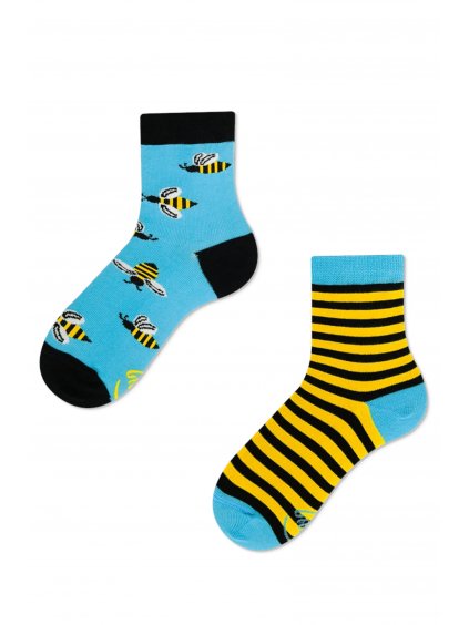 Veselé ponožky včeličky dětské