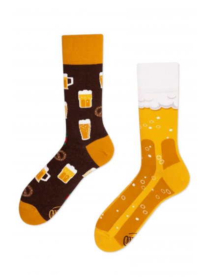 Veselé ponožky pivní