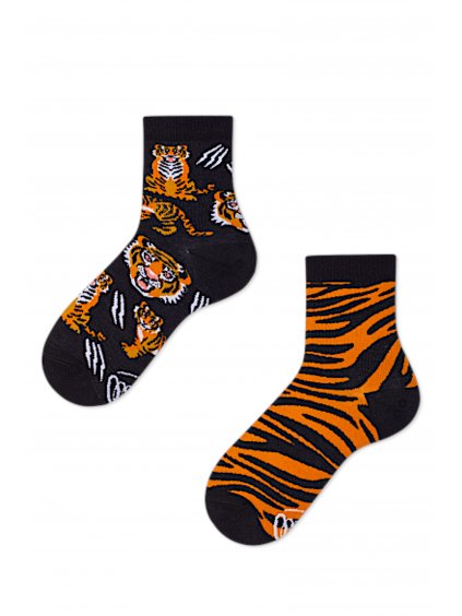 Veselé ponožky tiger detske