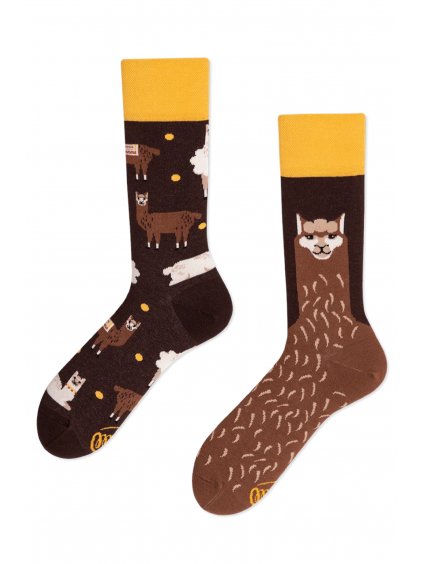 Veselé ponožky lama dosp