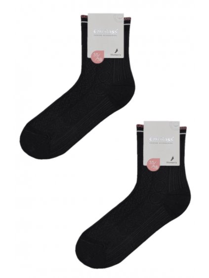 Ponožky Editta černá 2s