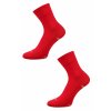 Pánské ponožky Baeron červená dvojka
