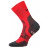 Pánské ponožky Granit červená detail I