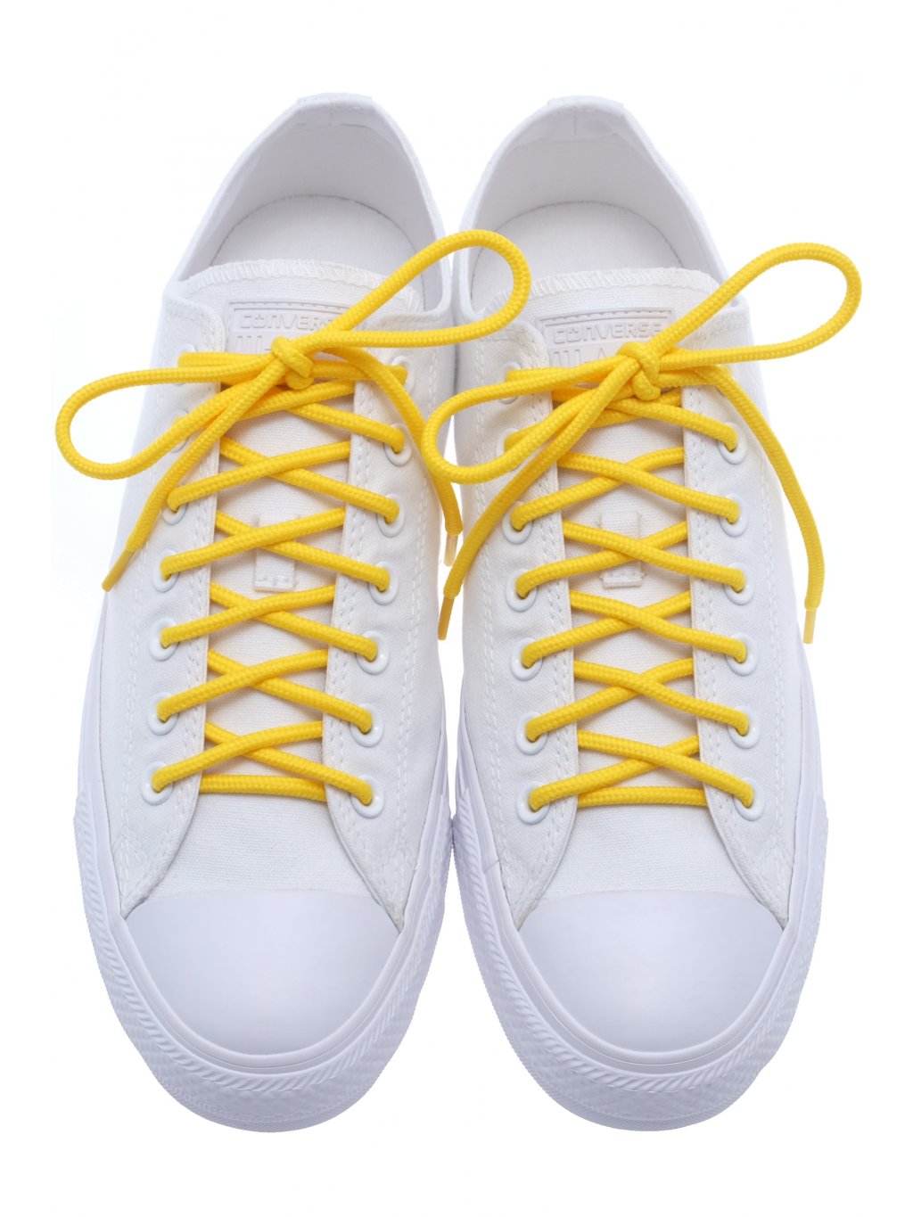 Kulaté tkaničky do bot žlutá