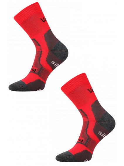 Pánské ponožky Granit červená dvojka