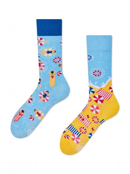 Veselé ponožky slunečná pláž