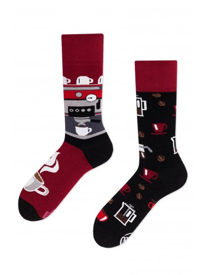 Veselé ponožky espresso
