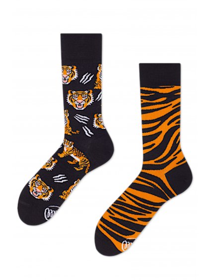 Veselé ponožky tiger
