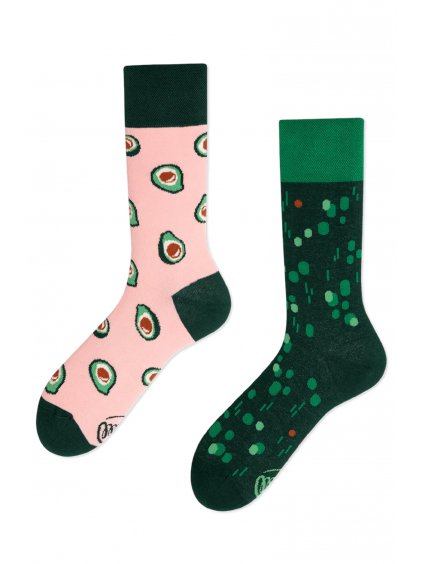 Veselé ponožky avocado