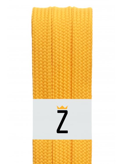 ploché tkaničky do bot žlutá