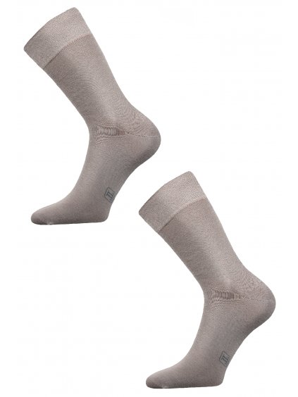 Pánské ponožky Decolor světle šedá dvojka