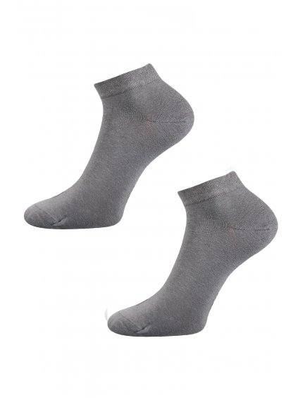 Pánské ponožky desi světle šedá dvojka