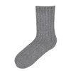 Pletené ponožky z alpaky, svetlosivé - 3 páry (Veľkosť 43-47)