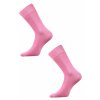 Pánské ponožky Decolor světle růžová dvojice